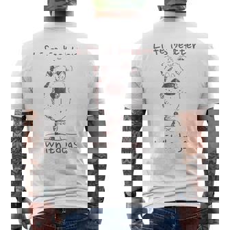 Life Is Better With Dogs Hunde Liebhaber Hundespruch Hund T-Shirt mit Rückendruck - Geschenkecke