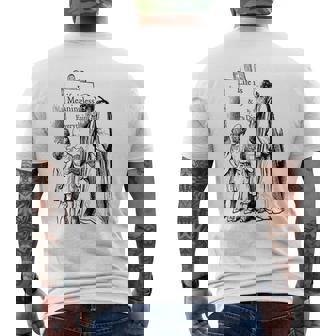 Life Is Meaningless 人生は無意味である-ニヒリストの哲学 メンズTシャツ バックプリント - Kawaiitshirt