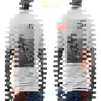 Life Picture Collection 馬と猫（1） メンズTシャツ バックプリント - Kawaiitshirt