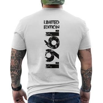 Limited Edition 1961 Geburtstag 1961 Jahrgang 1961 T-Shirt mit Rückendruck - Geschenkecke