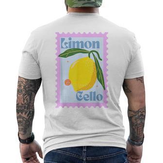 Limoncello Zitronen Italienischerommer T-Shirt mit Rückendruck - Geschenkecke