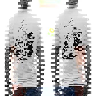 Lindo Girasol Nutria Camiseta Hombre Estampado Espalda - Regaloses