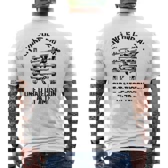 Living The Dream One Bad Decision At A Time Goat Men's T-shirt Back Print - Monsterry