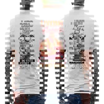 Loading Gains プレススタートからポンプ鉄ボディビルディング メンズTシャツ バックプリント - Kawaiitshirt