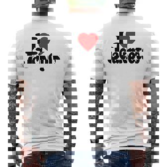 I Love Heart Jackpotslotslot Machines カジノラスベガス メンズTシャツ バックプリント - Kawaiitshirt