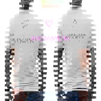 I Love Being A Mommom Cute Cool Mom-Mom Men's T-shirt Back Print - Monsterry