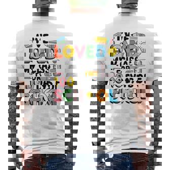 I Love Love My Class For 100 Days Ofchool 100Th メンズTシャツ バックプリント - Kawaiitshirt