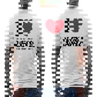 I Love Nagoya 名古屋大好き メンズTシャツ バックプリント - Kawaiitshirt