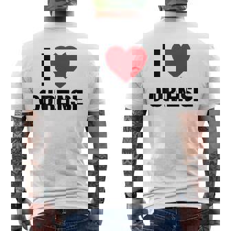 I Love Ourense Ciudad En España Con Corazón De Amor Rojo Camiseta Hombre Estampado Espalda - Regaloses