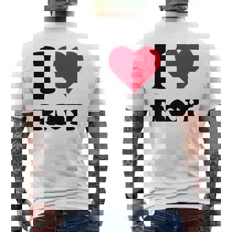 I Love Roy メンズTシャツ バックプリント - Kawaiitshirt