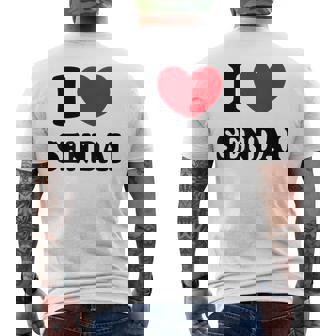 I Loveendai 仙台大好き メンズTシャツ バックプリント - Kawaiitshirt