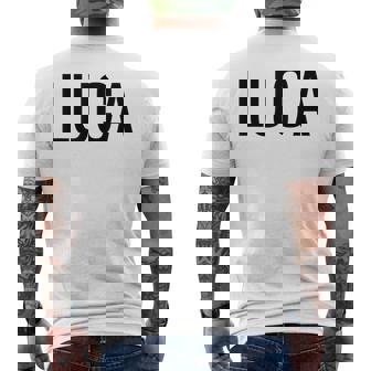 Luca メンズTシャツ バックプリント - Kawaiitshirt