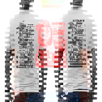 Mad Doctor Terror ハロウィンモンスターポスター ホラー映画 メンズTシャツ バックプリント - Kawaiitshirt