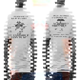 Mad As Hell Because I Loved This Place 4Th Of July Men's T-shirt Back Print - Monsterry