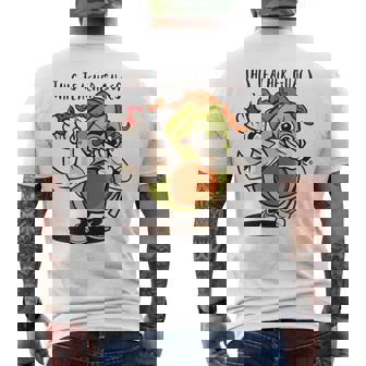 Maestros Escuela Divertido Aguacate Este Maestro Guacs Camiseta Hombre Estampado Espalda - Regaloses