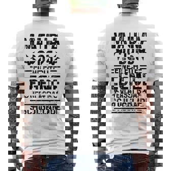 Matura 2025 Eine Echte Legendeerlässt Daschulgelände T-Shirt mit Rückendruck - Geschenkecke