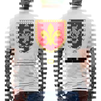 Medieval Knight Renaissance Tunic Diy Halloween Costume Men's T-shirt Back Print - Thegiftio