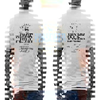 Miniature Pinscher ヴィンテージミニチュア・ピンシャー メンズTシャツ バックプリント - Kawaiitshirt