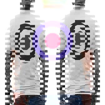 Mod Target レトロ Mods Arrow Targets ファッション メンズTシャツ バックプリント - Kawaiitshirt