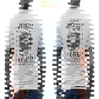 Motor Boat Captain Vintage Men's T-shirt Back Print - Thegiftio UK