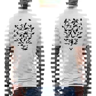 Musique Coeur Passion Motif Musicien Avec Clé Deol T-shirt imprimé au dos - Cadeauxyz