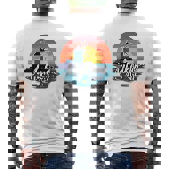 Mykonosibes ヴィンテージ 夕日 ギリシャの島 ギリシャ お土産 長袖tシャツ メンズTシャツ バックプリント - Kawaiitshirt