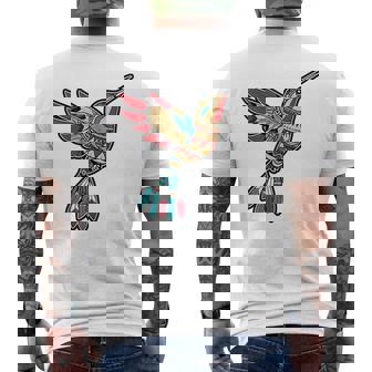 Native American Haida Hummingbird Tlingit Indian Pride Men's T-shirt Back Print | Seseable UK