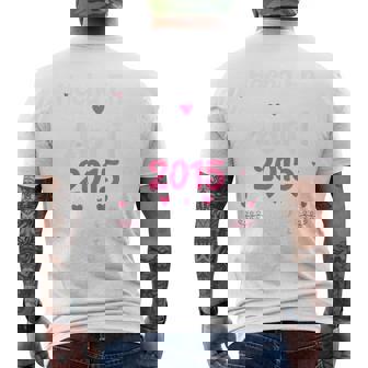 Niños 10 Cumpleaños Niña 10 Años Hecha En 2015 Abril Camiseta Hombre Estampado Espalda - Regaloses
