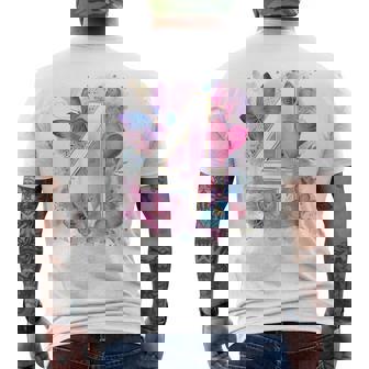 Niños Cumpleaños Mariposa 4 Años Niña Cuarto Tengo 4 Años Camiseta Hombre Estampado Espalda - Regaloses