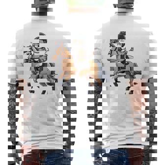 Niños Montar A Caballo Con Un Gato Es Amor Por El Caballo Camiseta Hombre Estampado Espalda - Regaloses