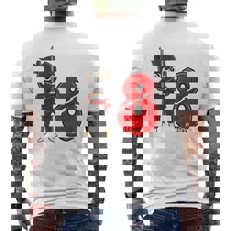 Niños Ninja Tengo 8 Años Camiseta Hombre Estampado Espalda - Regaloses