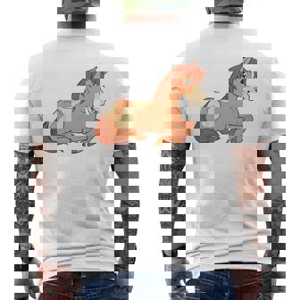 Niños Pequeño Potro Lindo Para Niñas Y Niños Caballo Bebé Caballo Camiseta Hombre Estampado Espalda - Regaloses