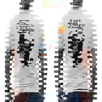 No King Lives Here No Kings In America Since 1776 Men's T-shirt Back Print | Mazezy