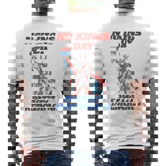 No Kings Day Protect Democracy June 14 Protest Men's T-shirt Back Print - Thegiftio UK