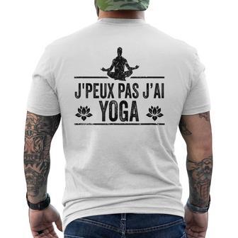 No Puedo Tengo Yoga Humor Regalo Divertido Meditación Yoga Camiseta Hombre Estampado Espalda - Regaloses