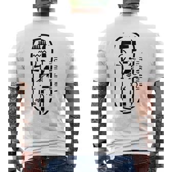 Nom De Toutankhamon Dans Les Hiéroglyphes Cartouche Du Roi Pharaon T-shirt imprimé au dos - Cadeauxyz