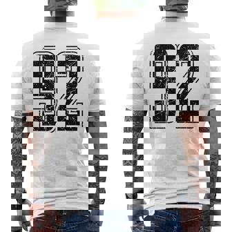 Numéro 92Tyleintage Avec Imprimé Grunge Manche Longue T-shirt imprimé au dos - Cadeauxyz