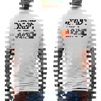 Occupy Mars 公式スペース Nasa 火星ミッション メンズTシャツ バックプリント - Kawaiitshirt