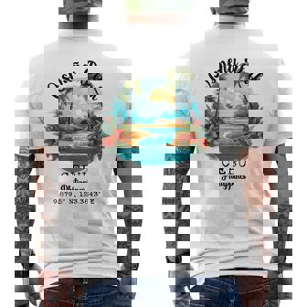 Osmeña Peak セブ フィリピン 島 バケーション お土産 メンズTシャツ バックプリント - Kawaiitshirt