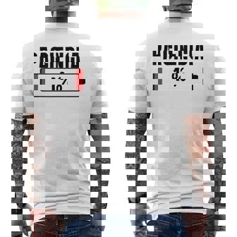 Paciencia At 1 Regalo Divertido Cumpleaños Pijama Parejas Camiseta Hombre Estampado Espalda - Regaloses