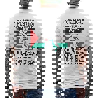 Palestinian Lives Matter メンズTシャツ バックプリント - Kawaiitshirt