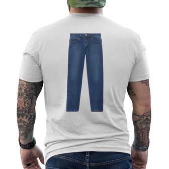 Pants On A Jeans On A Men's T-shirt Back Print - Thegiftio UK