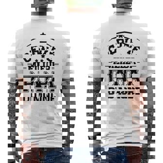 Papa Fête Des Pères Certifié Meilleur Papa Du Monde T-shirt imprimé au dos - Cadeauxyz