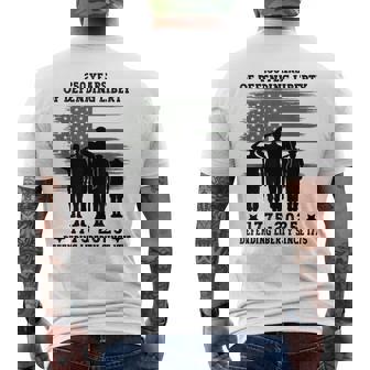 Patriotic Usa Army Us Military Parade 250Th Anniversary 2025 Men's T-shirt Back Print - Thegiftio