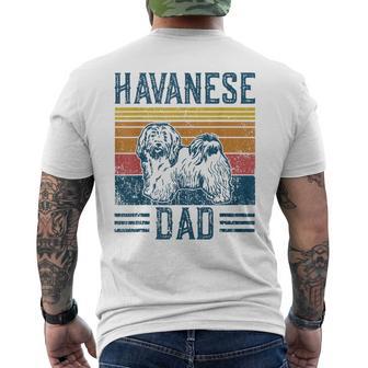 Perro Havanese Dad -Intage Havanese Dad Camiseta Hombre Estampado Espalda - Regaloses