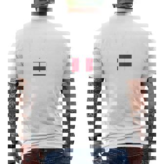 Peru Peruvian Flag Graphic Men's T-shirt Back Print | Mazezy