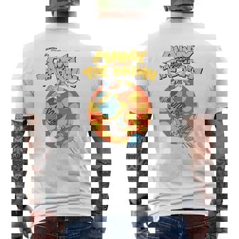 Pinky And The Brainoda Long-Sleeved Gray T-Shirt mit Rückendruck - Seseable