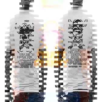 Pirate Grammy Captain Matching Halloween Costume Men's T-shirt Back Print - Monsterry