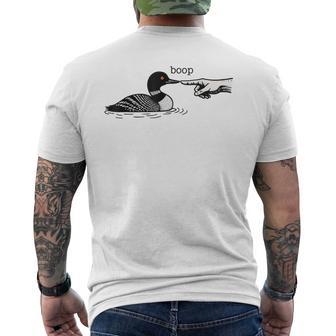 Pointing Hand Boops A Loon Men's T-shirt Back Print - Thegiftio UK