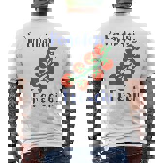 Pomodori Freschi Fresh Tomatoes Italian Summer Men's T-shirt Back Print - Thegiftio UK